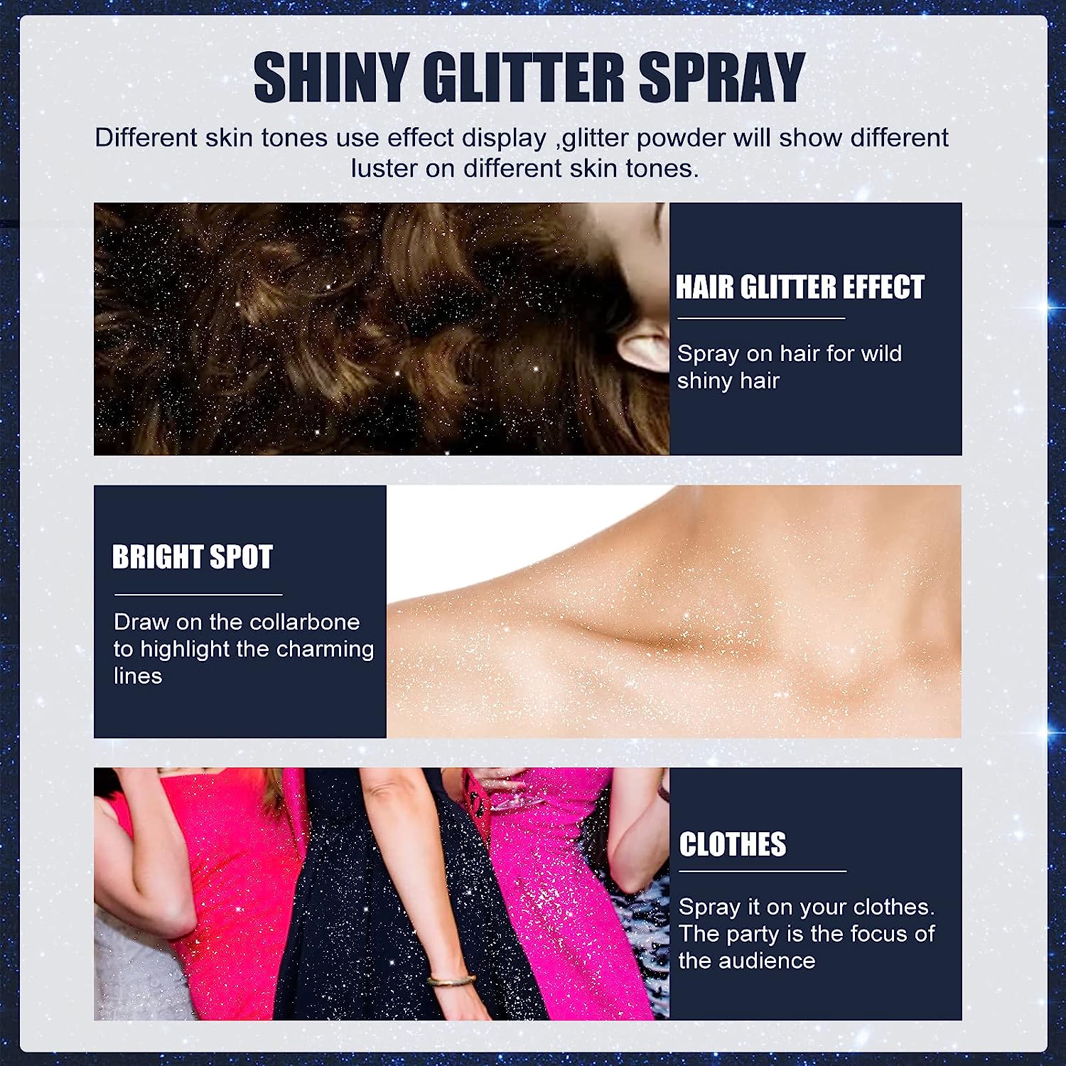 GlowSpritz – Shimmering Glitter Spray