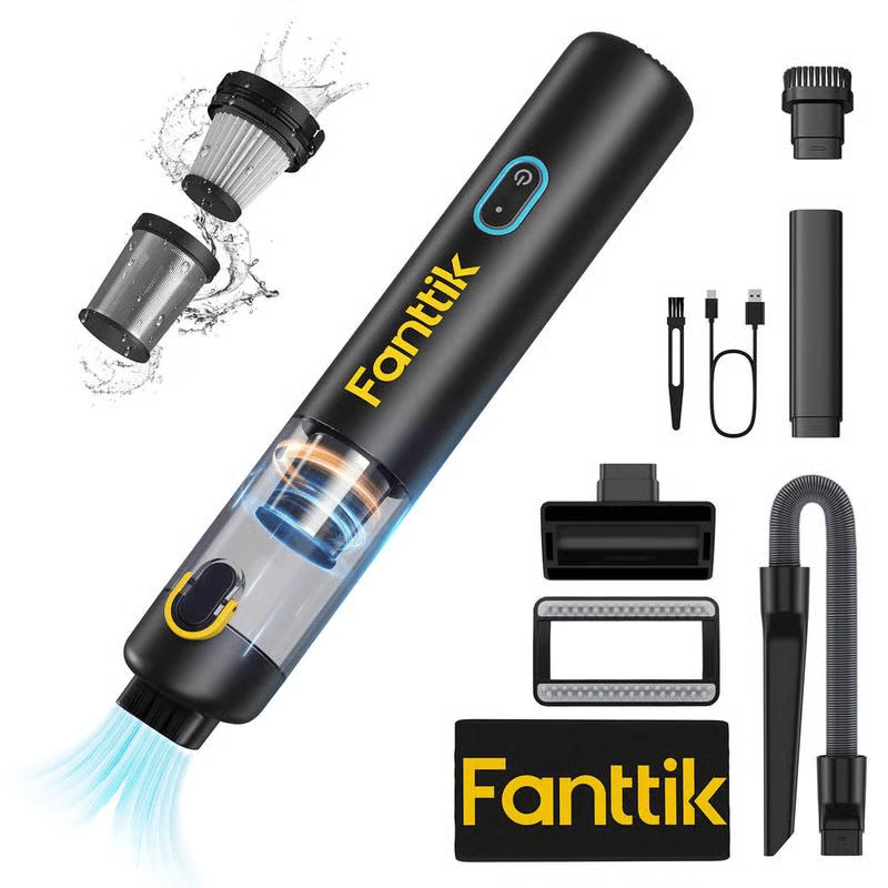 DustBlaze – High-Power Cordless Car Vacuum