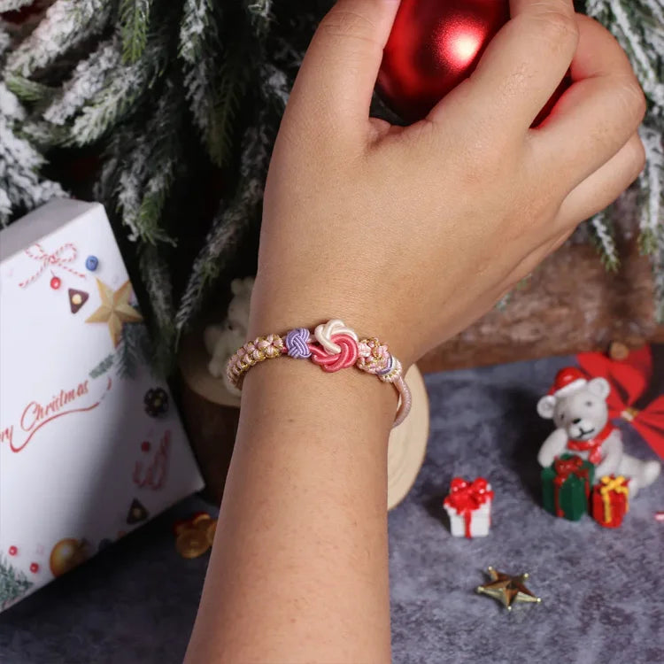 HeartBound – Peach Blossom Knot Bracelet