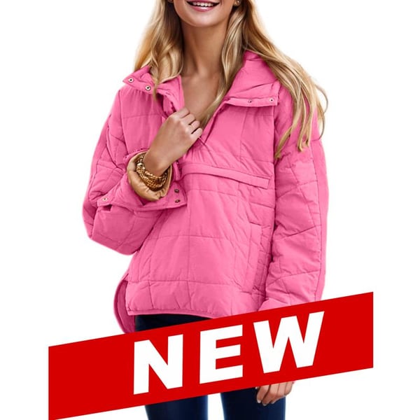 FrostEase – Oversized Hooded Puffer Pullover
