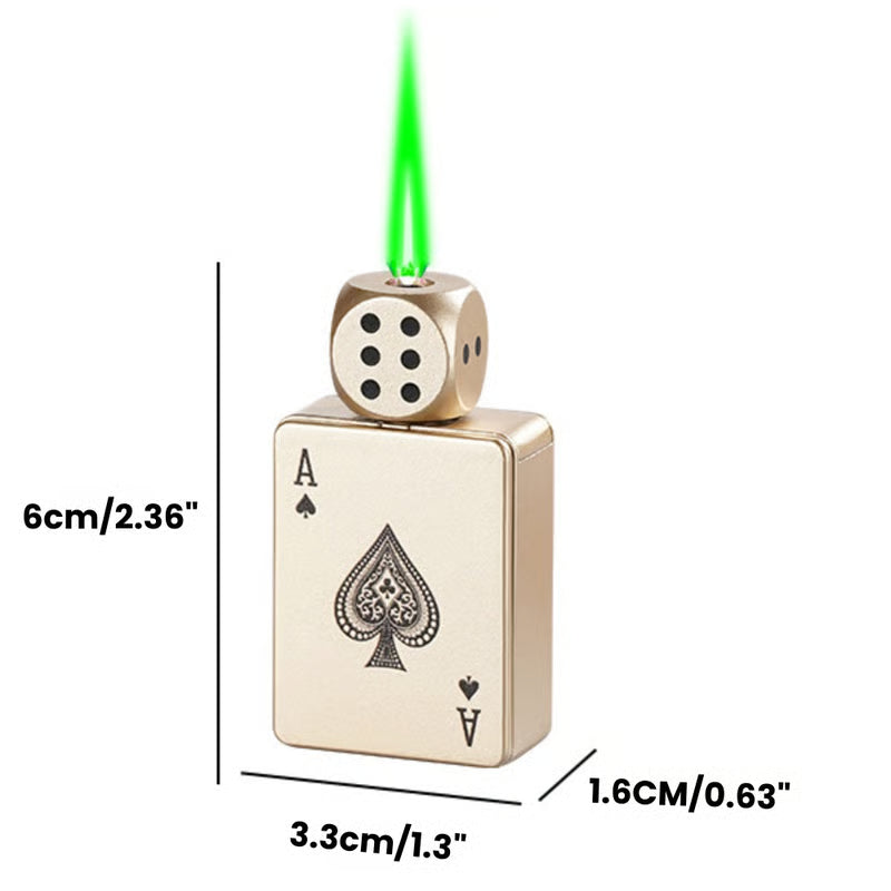 DiceSpark – Rotating Dice Lighter for Stress Relief