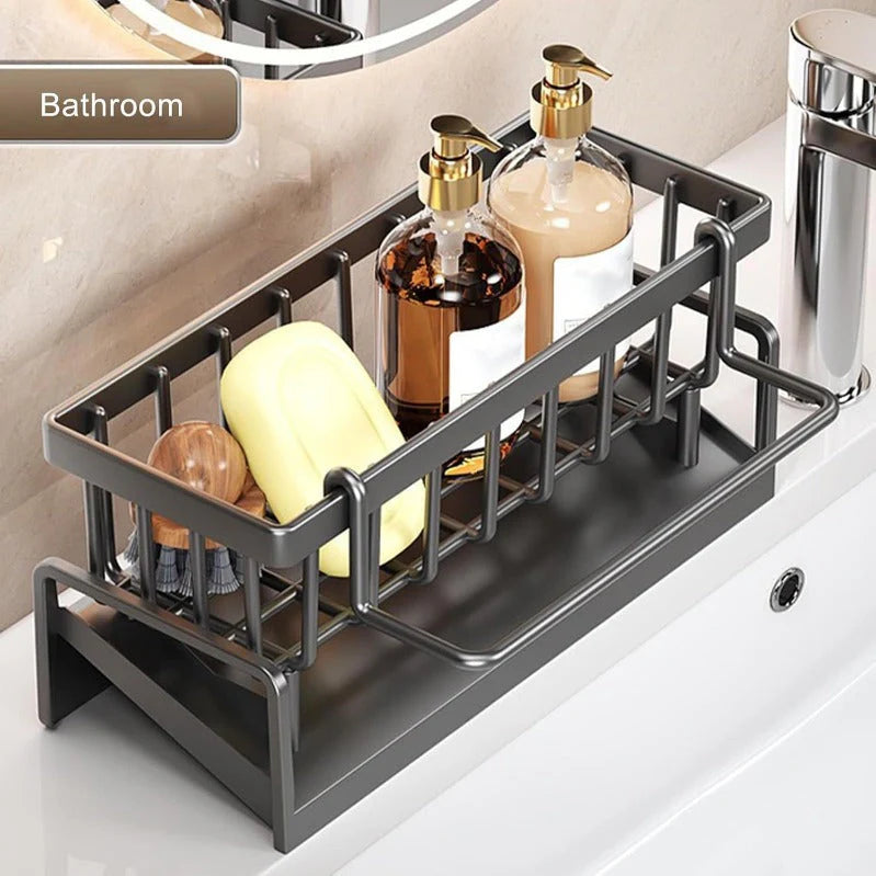 CleanEase – Adjustable Kitchen Sink Organizer