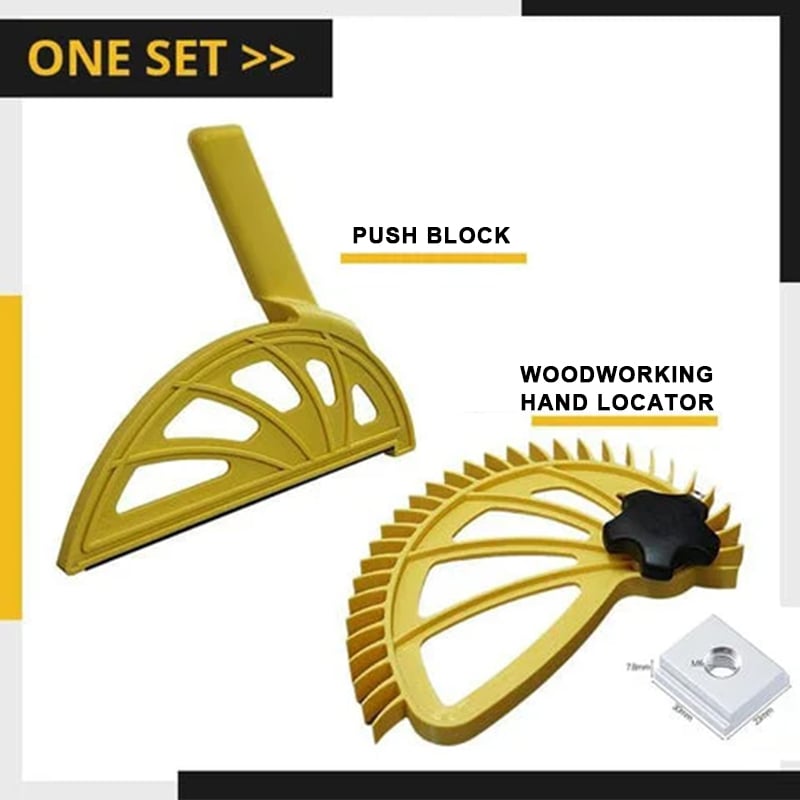 SpiraGrip – Premium Spiral Push Board Woodworking Hand Tool