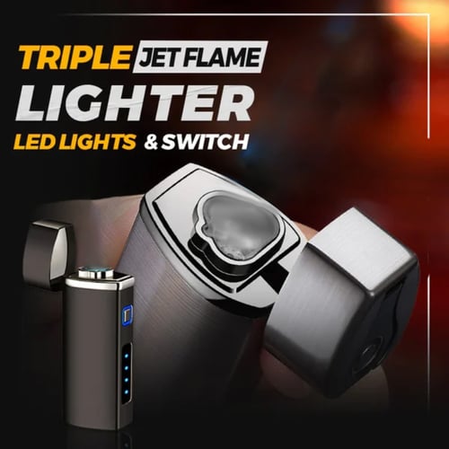 FlameForge – Heavy-Duty Triple Jet Lighter