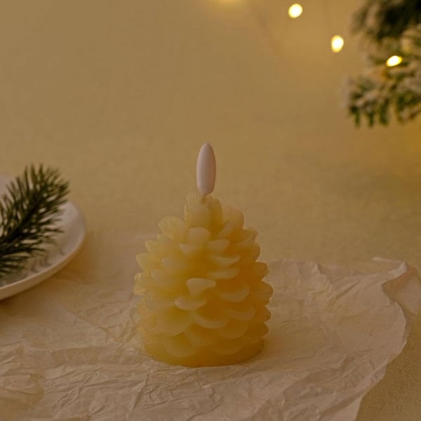 CozyCone – Battery Operated Pinecone Flameless Candles