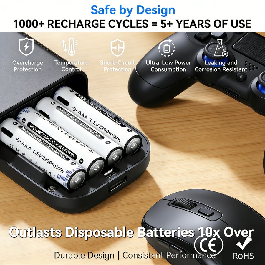 EcoCharge – Recyclable Rechargeable Batteries