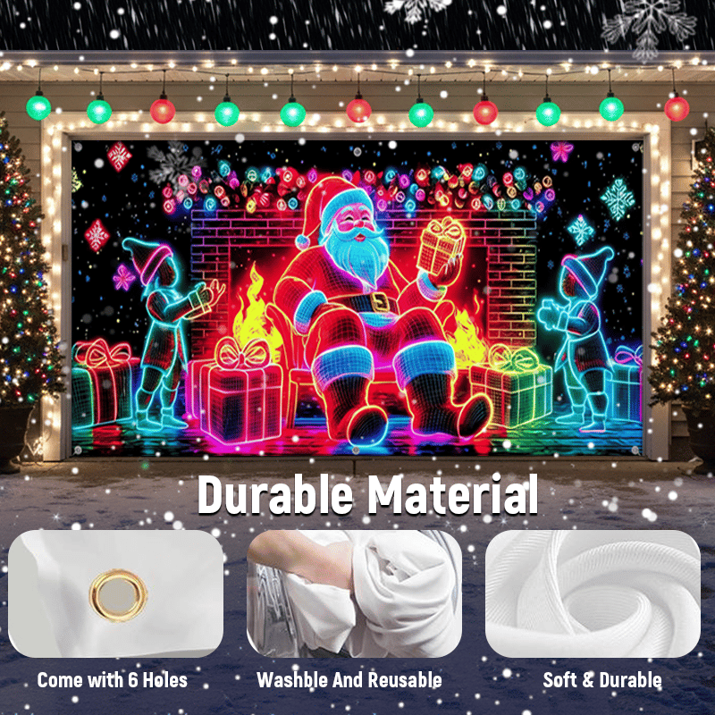 HolidayHaus – Festive Garage Door Banner