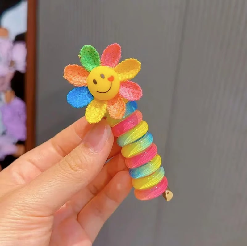 TwistyBloom – Colorful Spiral Hair Bands