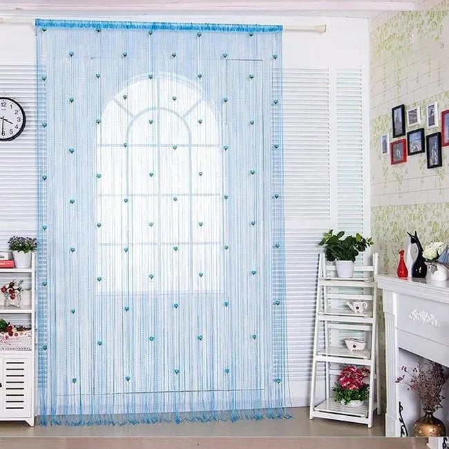 RoseDrape – Floral Tassel Curtain