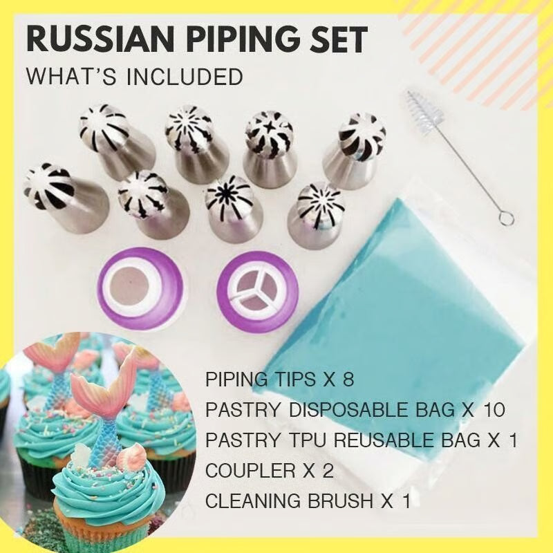 FrostCraft – Professional Cake Piping Tip Set