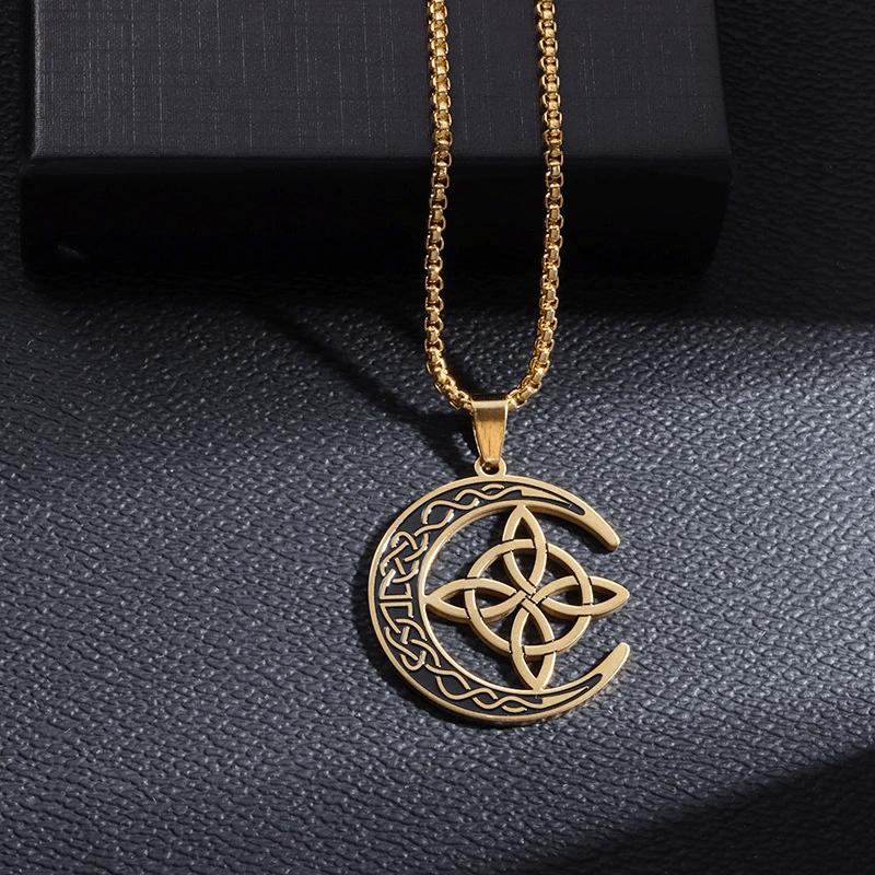 LunaCelt – Mystic Steel Necklace
