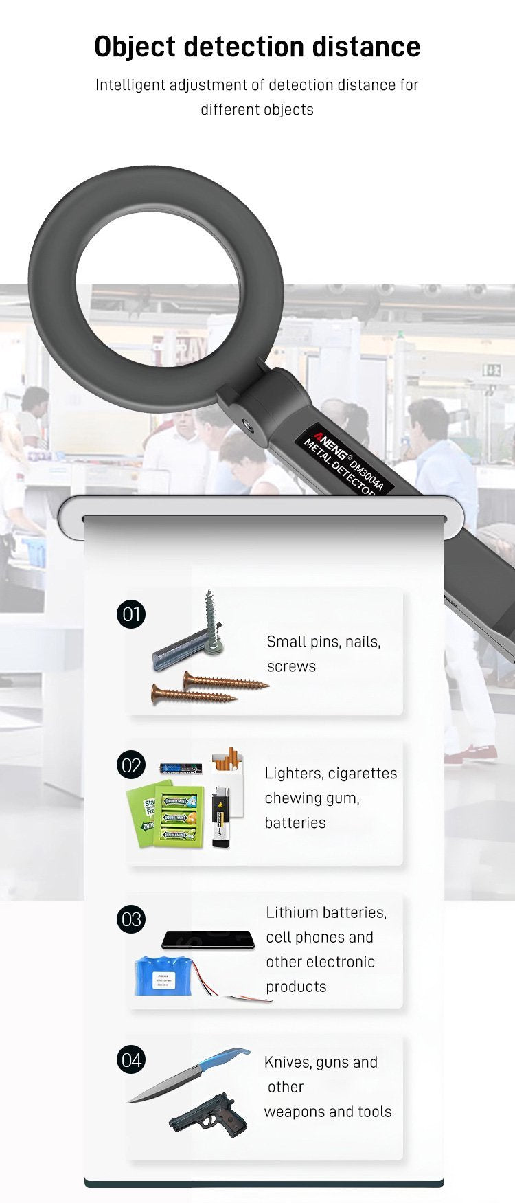 DetectaGuard – High-Sensitivity Metal Scanner