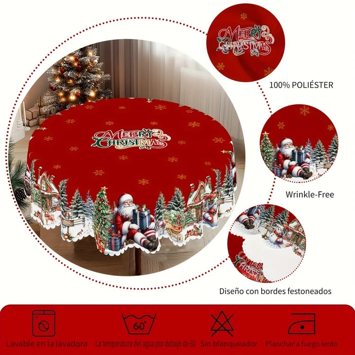 HollyWeave – Festive Christmas Tablecloth