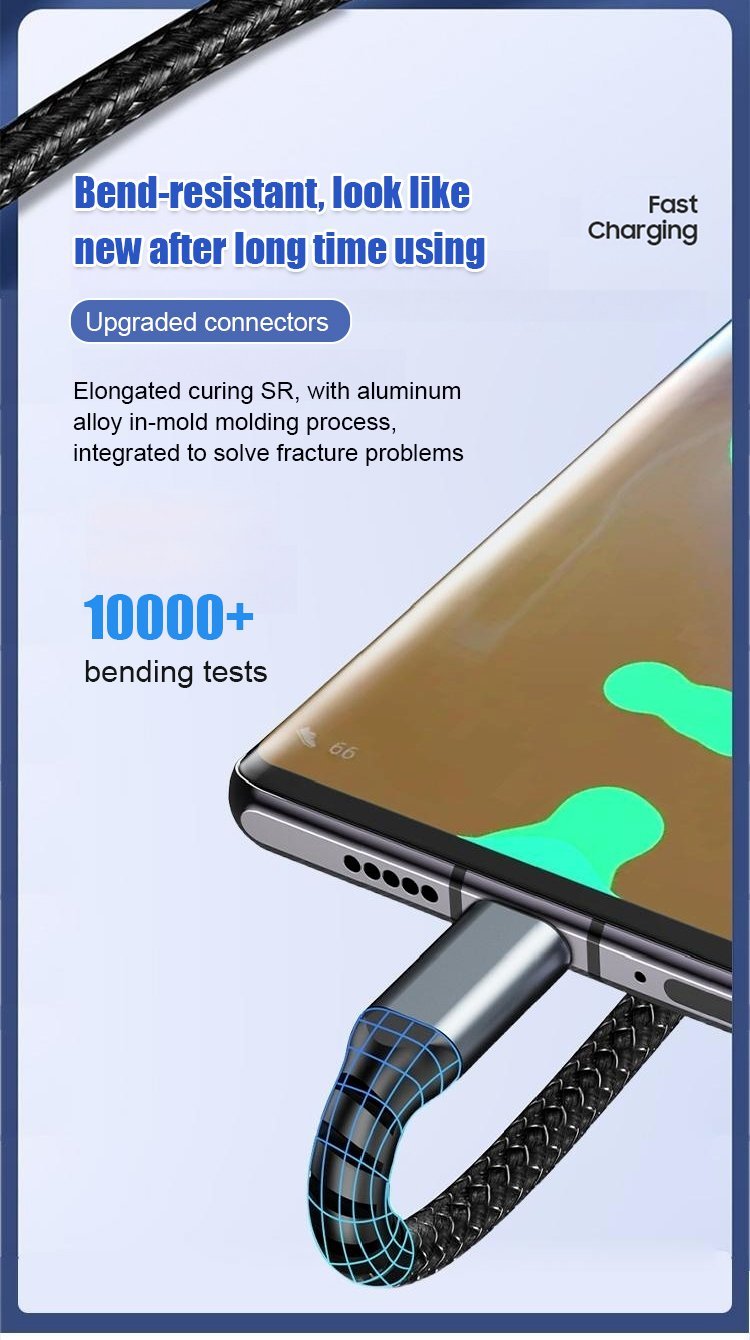 NeonLink - All-in-One Lightning, Type-C & Micro USB Cable