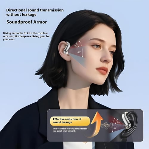 AeroSound – Zero-Gravity Titanium Bluetooth Headphones