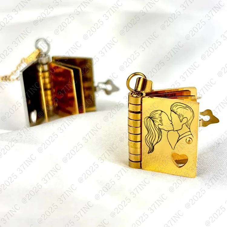Whispering Hearts - Personalized Love Pendant