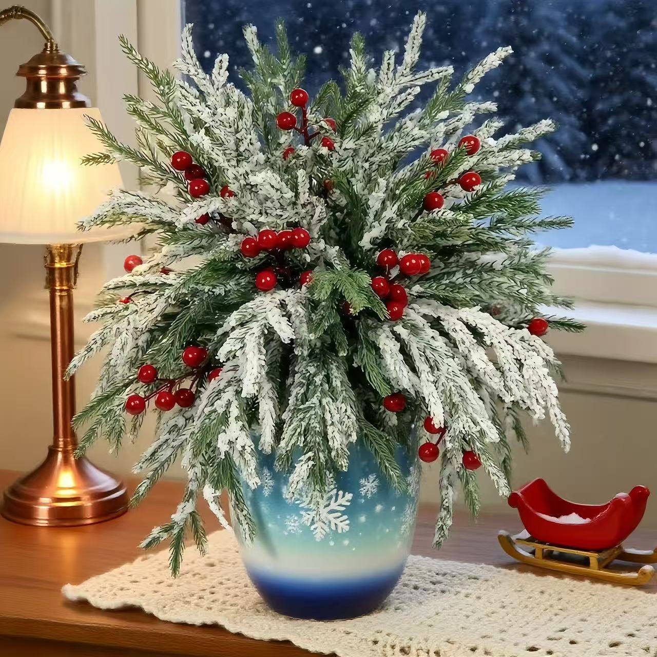 JollySpruce - Easy, No-Mess Christmas Greenery Decoration