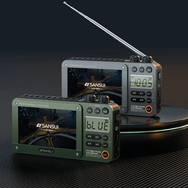 Radio F50 Bluetooth Speaker Video Player Card Multi-function Full-band Radio