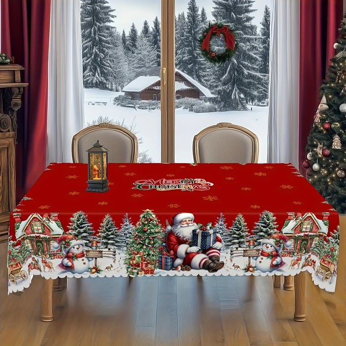 HollyWeave – Festive Christmas Tablecloth
