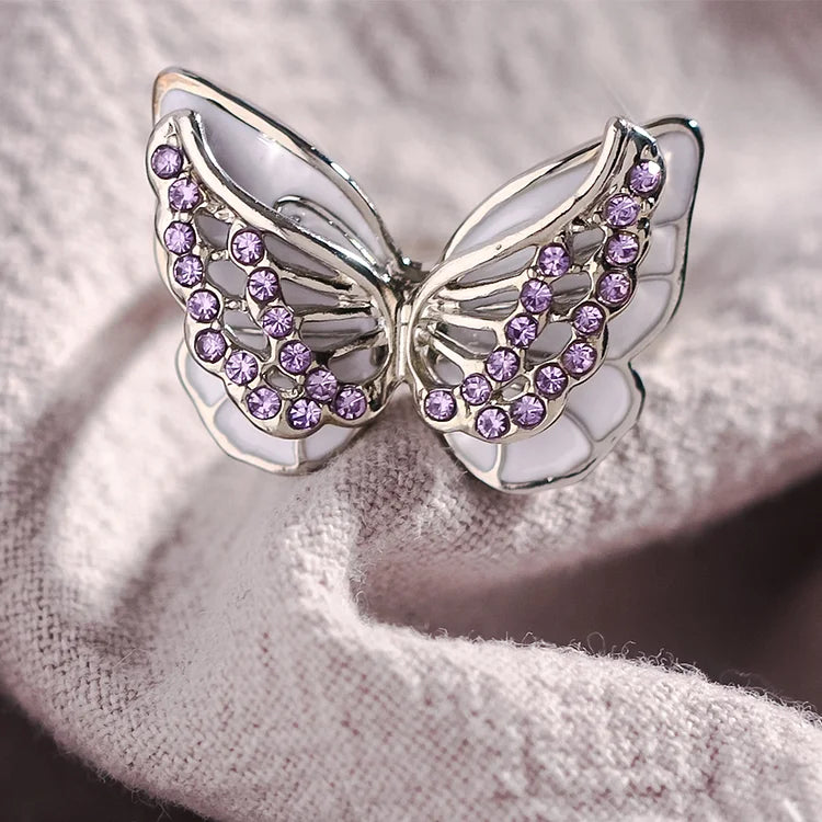 TwilightWings – Diamond Butterfly Ring