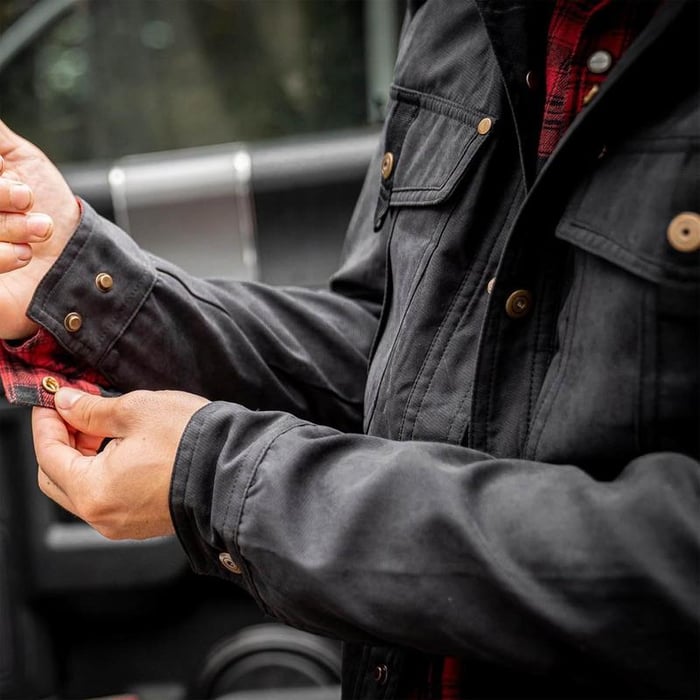 TimberWear – Men’s Flannel-Lined Shacket Jacket