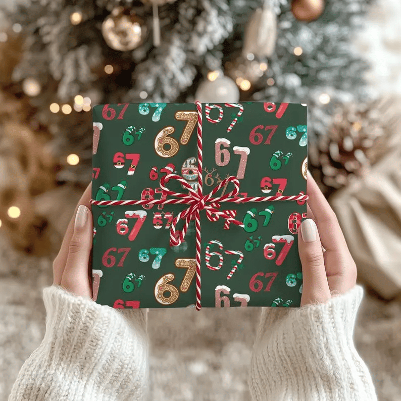 FunRoll - 6 7 Meme Wrapping Paper