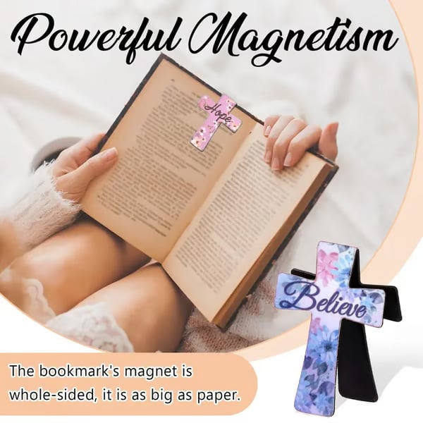 ScriptureSave – 16 Pcs Magnetic Cross Bookmarks
