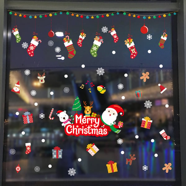 FrostyClings – Reusable Christmas Window Stickers