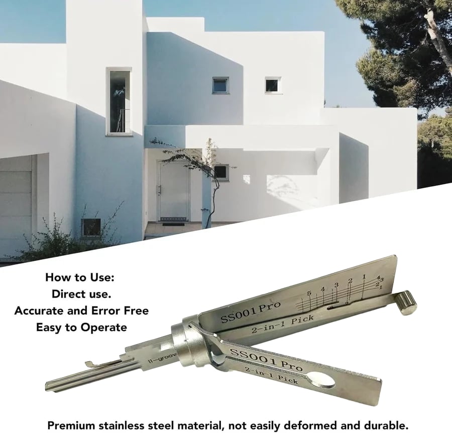 KeyCrack – Precision Stainless Steel Key Decoder