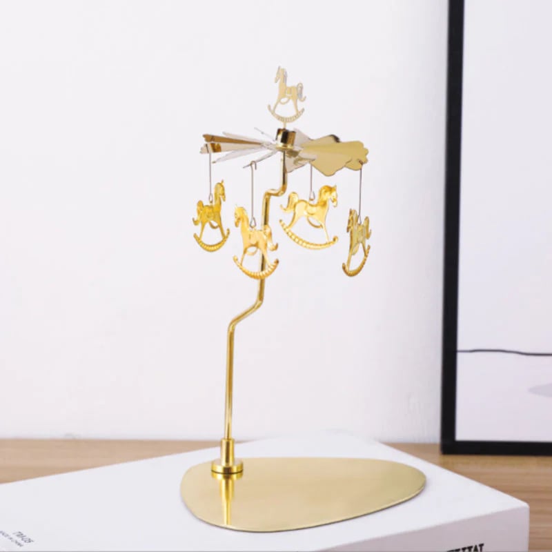 GlowSpin – Rotating Candle Holder