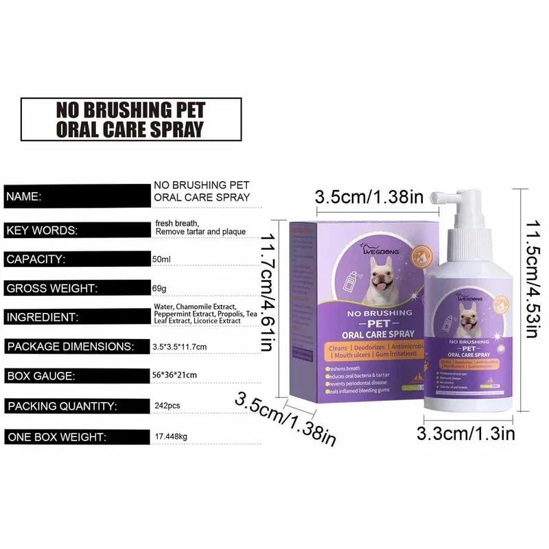 PawFresh – Teeth Cleaning Spray for Pets