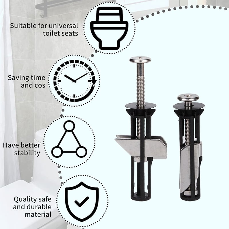 TightLock – Heavy Duty Toilet Bolt Kit