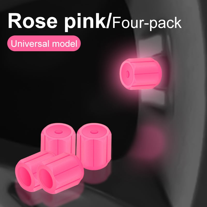 GlowRide - Fluorescent Wheel Valve Caps