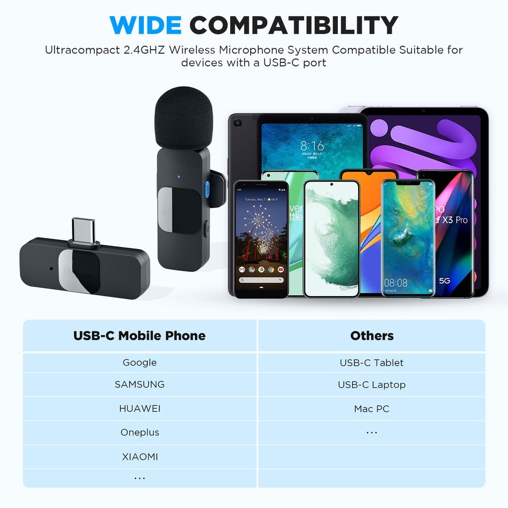 EchoClip – Wireless Lavalier Mic