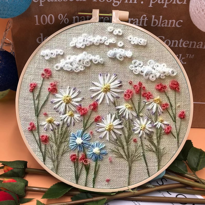 BloomStitch - Botanical Hand Embroidery Kit