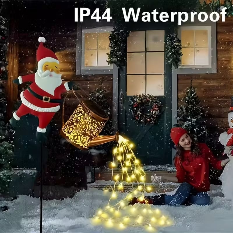 ClausGlow - Magical Solar Santa Lantern Lights
