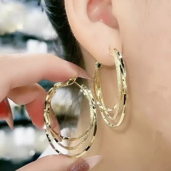 LunaStack – Stylish Multi Circle Earrings