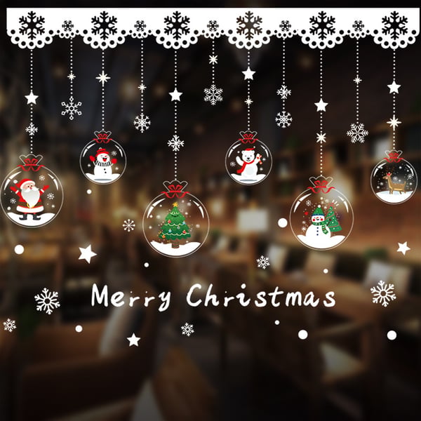 FrostyClings – Reusable Christmas Window Stickers