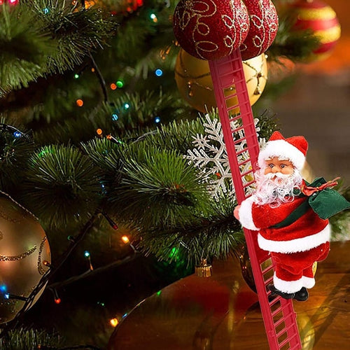 SantaAscend – Festive Ladder-Climbing Santa Figure