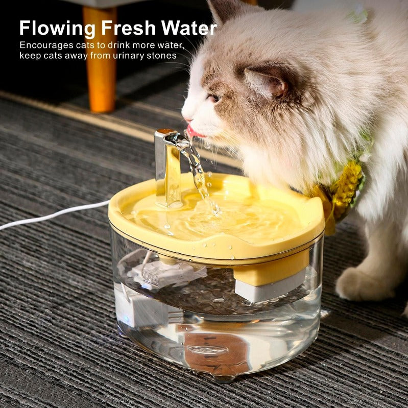 CrystalFlow – Triple Filtration Pet Fountain