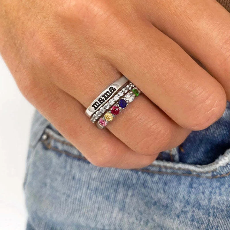 EternaGem – Custom Family Birthstone Ring