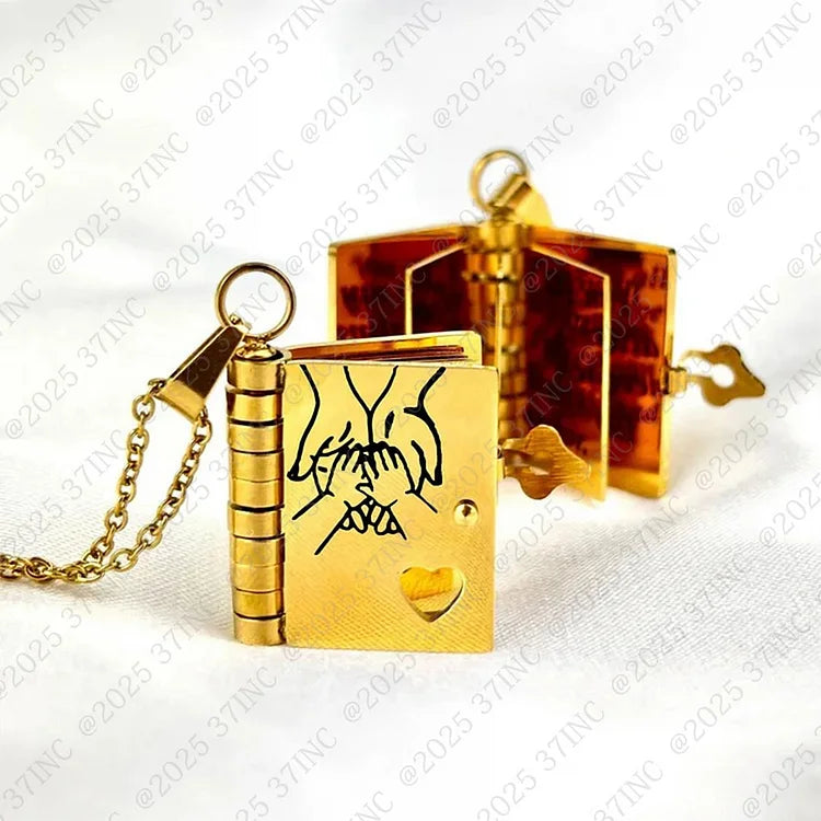 HeartScript - Daughter’s Love Story Book Necklace