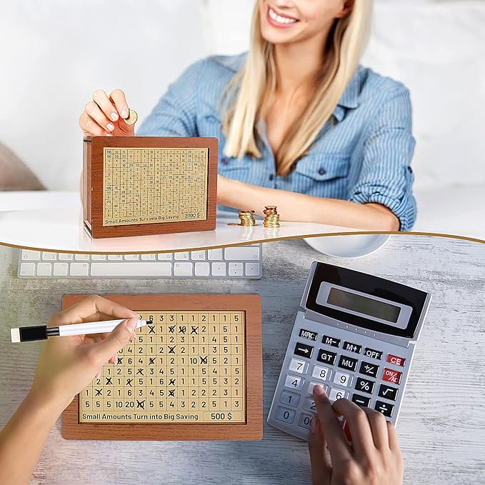 Vaultify – Elegant Wooden Savings Box