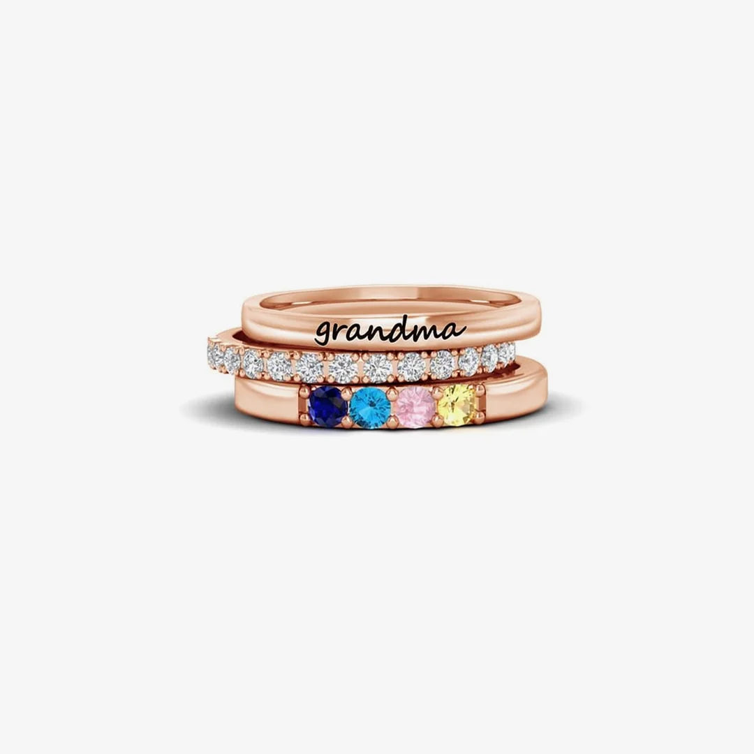 EternaGem – Custom Family Birthstone Ring