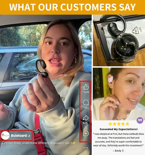 LinguaPods – AI Translation Bluetooth Earphones