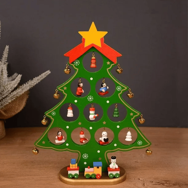 FestiveCraft – DIY Wooden Christmas Tree Decoration Set