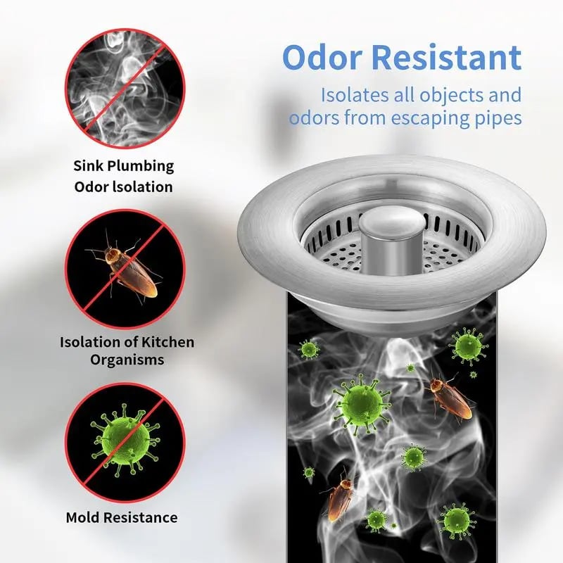 ClogFree - Sink Strainer & Stopper