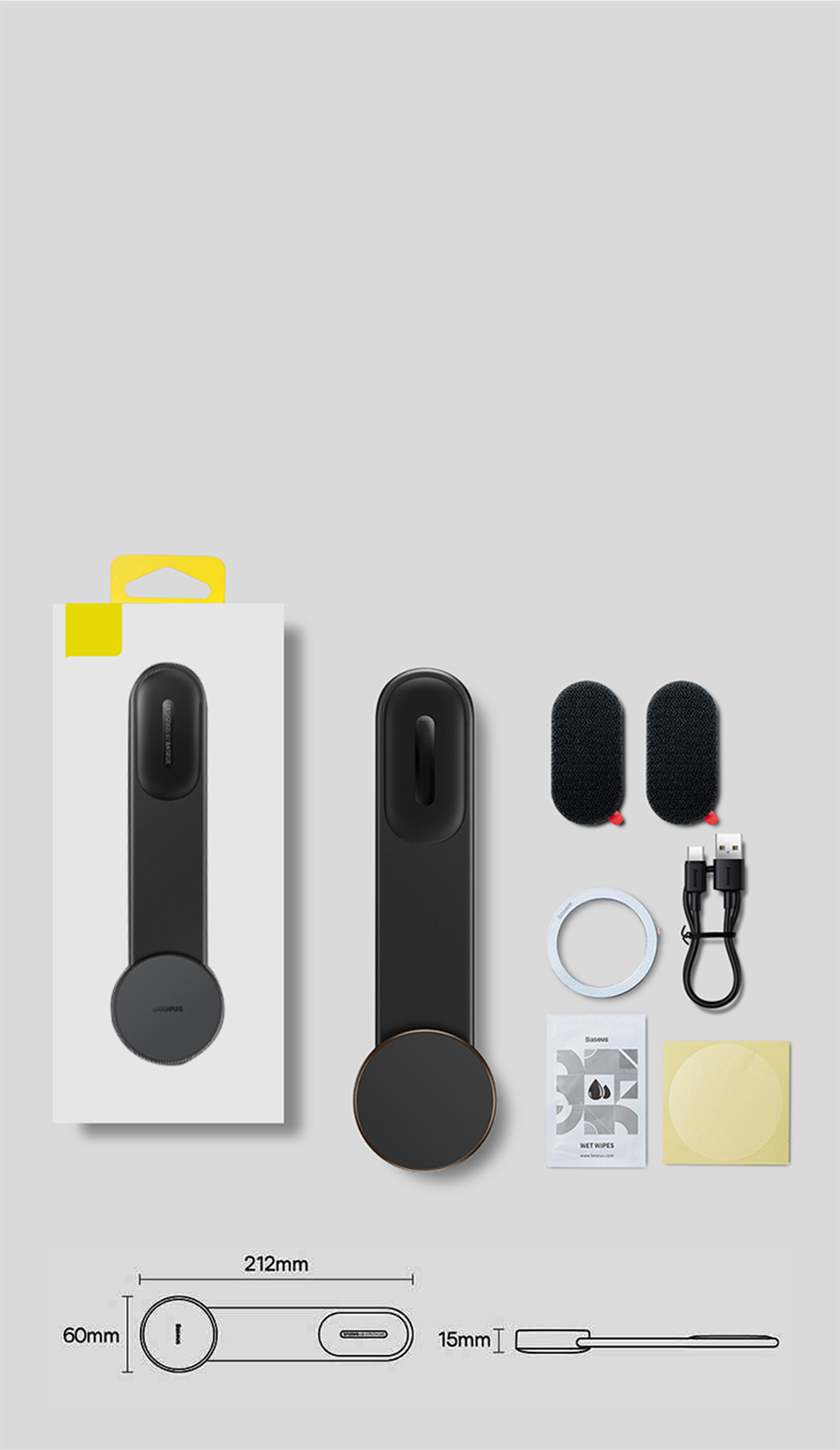 DashMag - Magnetic Mount with Wireless Power