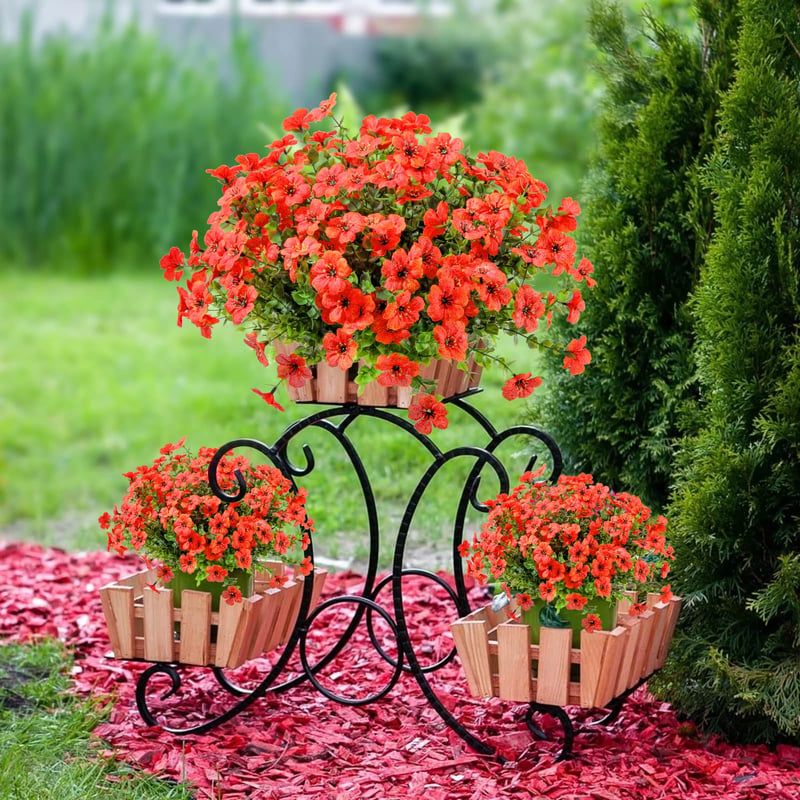 GardenGlow – Weatherproof Faux Flowers for Outdoor Beauty