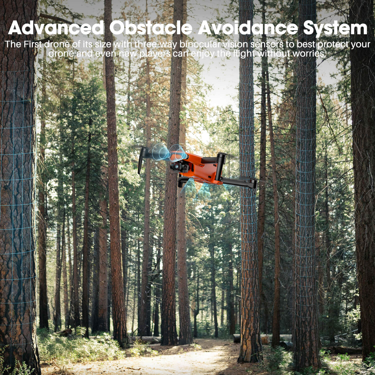 FalconX – Professional 4K Drone with Obstacle Avoidance